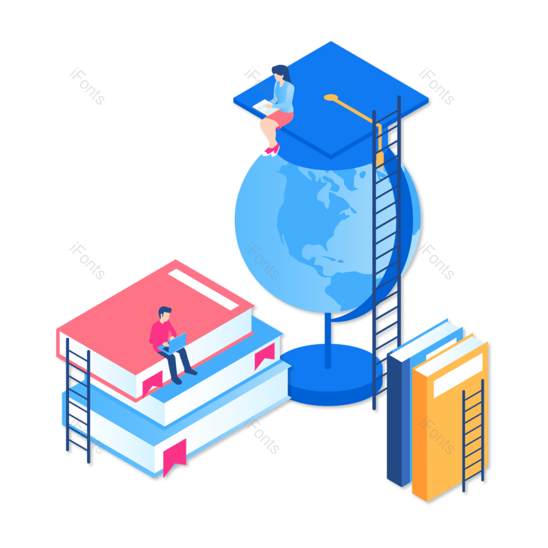 学习图片,书本元素,交流PNG,讨论免抠素材